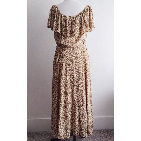 Anthropologie Bolano Leopard Print Midi 12 NEW Soft Caplet Midi - Picture 7 of 11